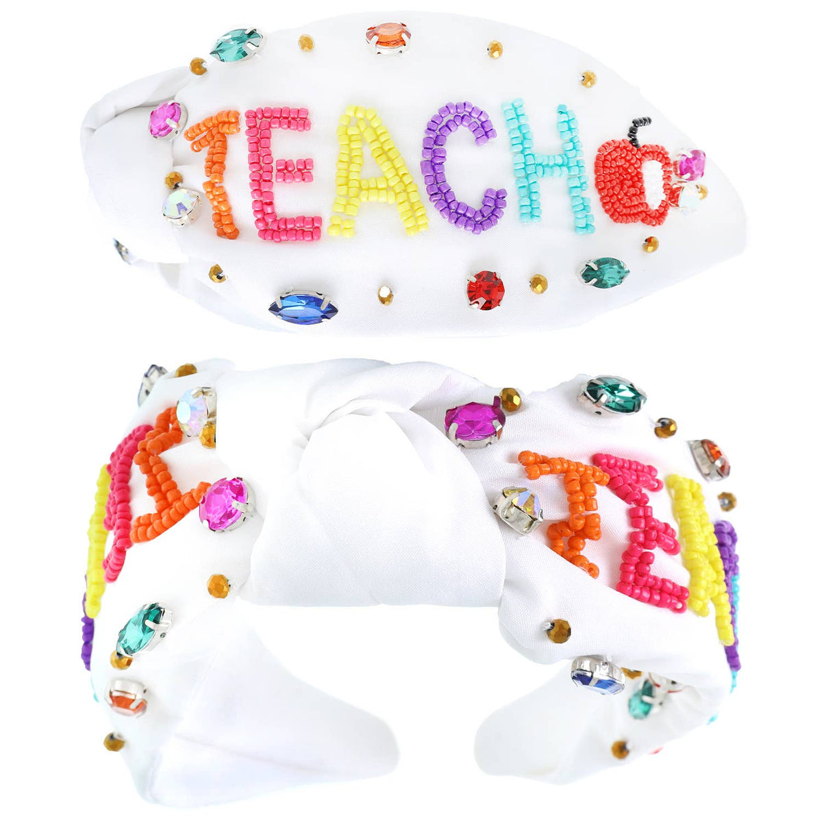 Teach Beaded Headband