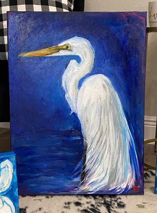 Egret Painting