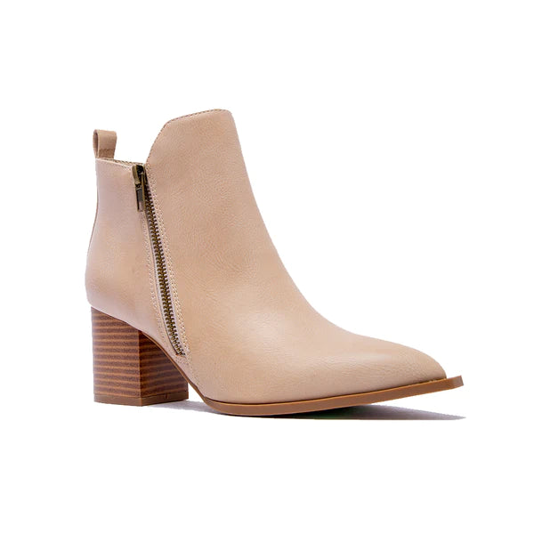 Part Beige Bootie