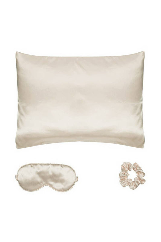 3pc Beauty Rest Satin Sleep Collection Ivory