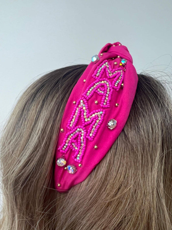 MAMA Beaded Headband