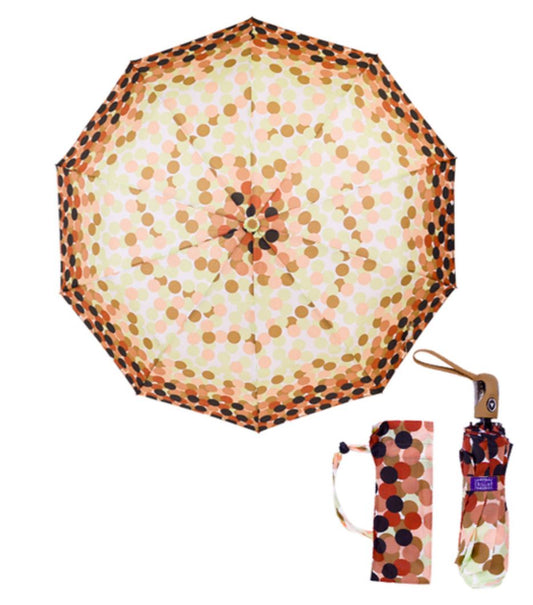 Polka Dot Compact Large Umbrella