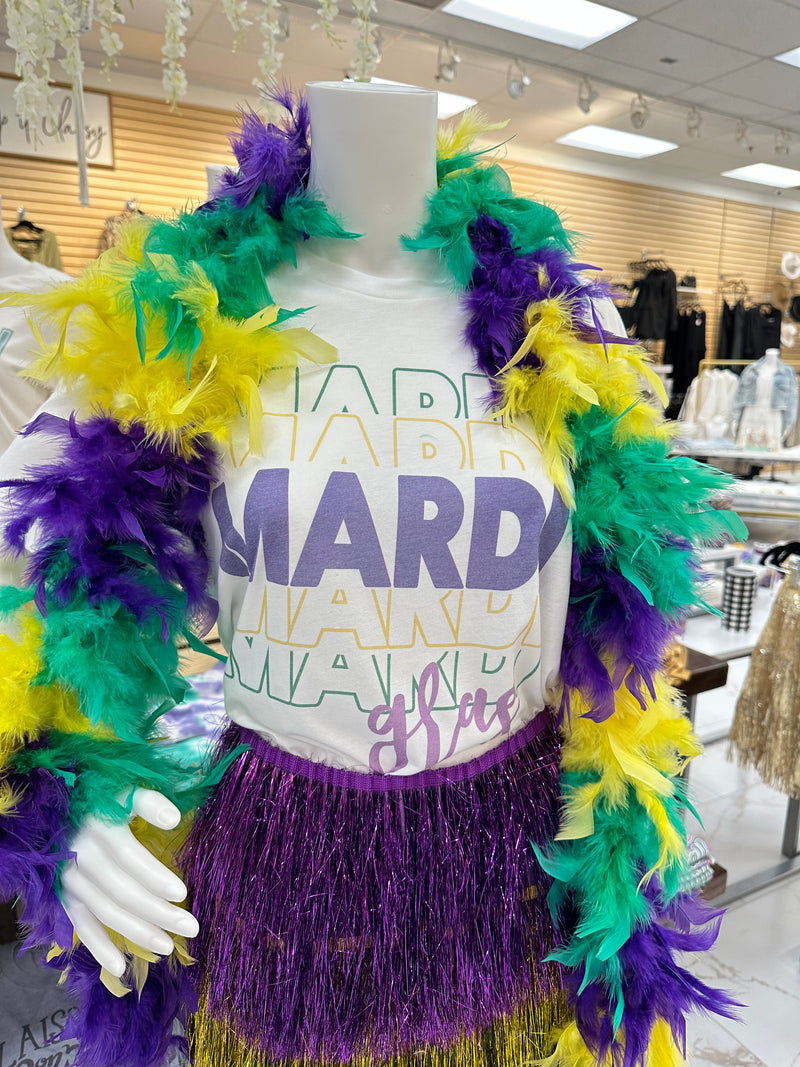 Mardi Gras Feather Boa