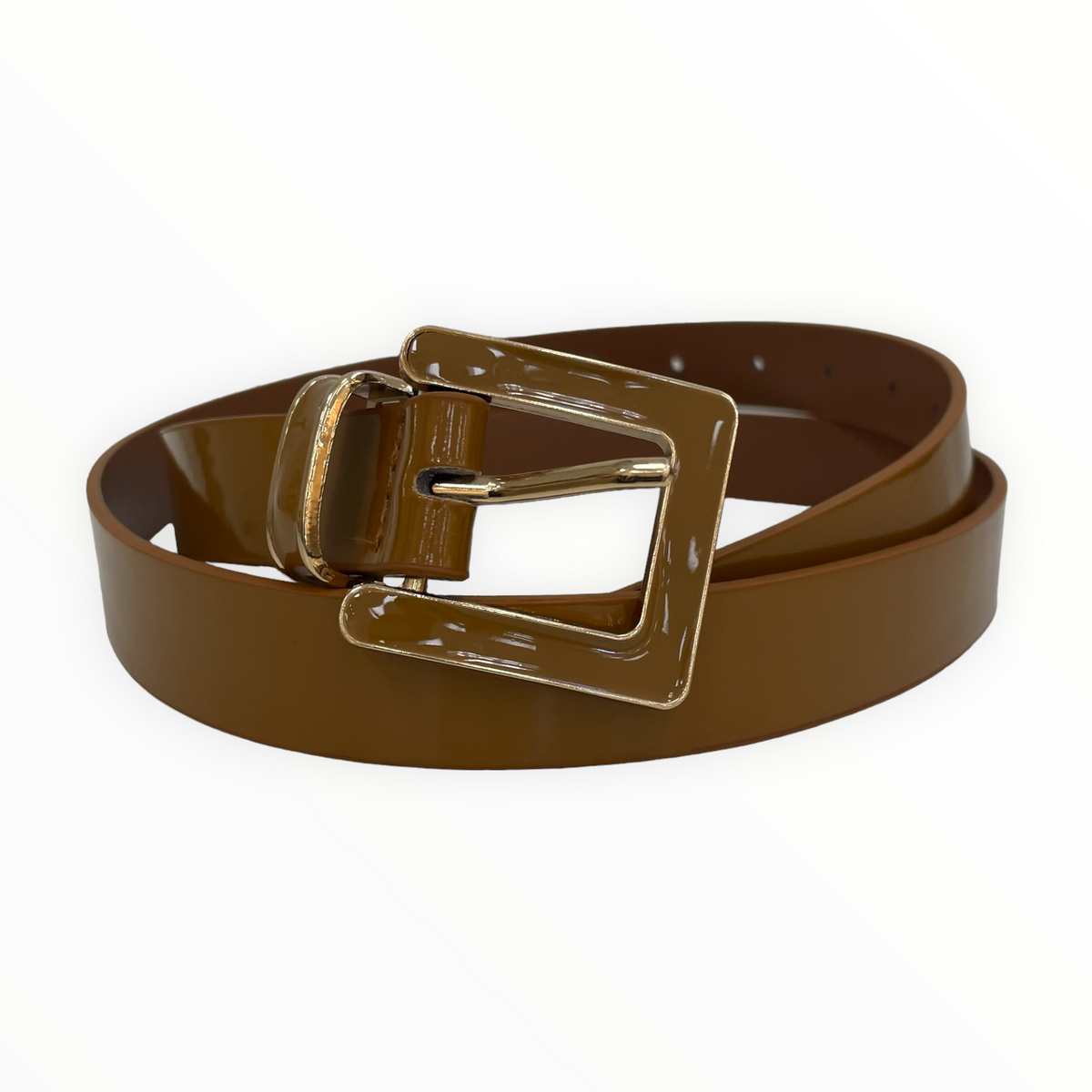 Color Match Buckle Belt